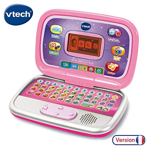 V Tech - Ordi Genius Kid, Rose - FR 版