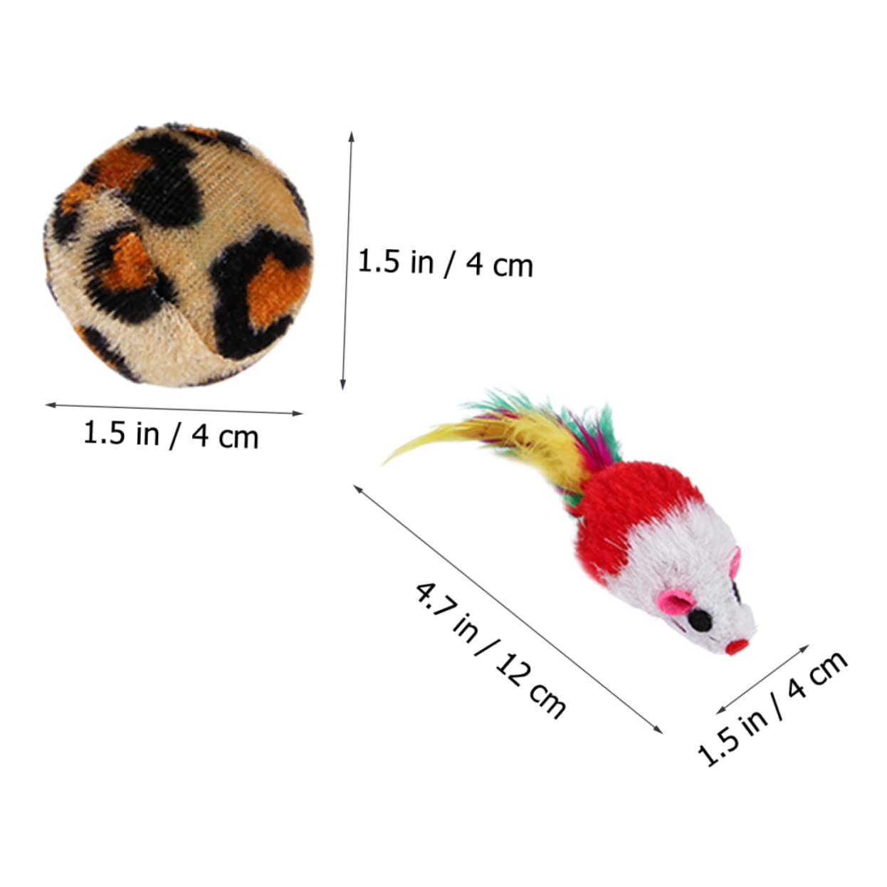 DOITOOL 96stücke Teiliges Katzenspielzeug Federn Und Glöckchen Interaktive Spielzeuge Für Kätzchen Fördert Die Aktivität Jagdverhalten Für Drinnen Zufällig