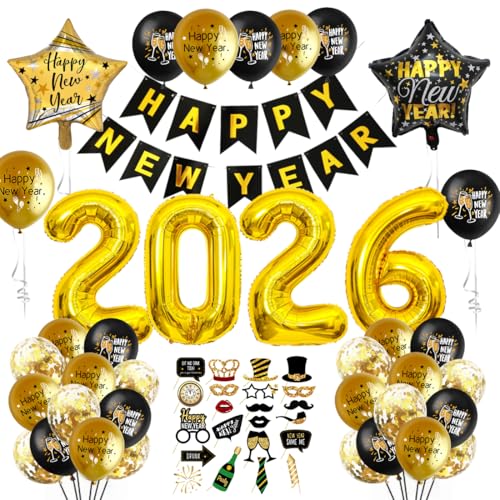 Decoração de ano novo 2026, decoração final de ano 2026