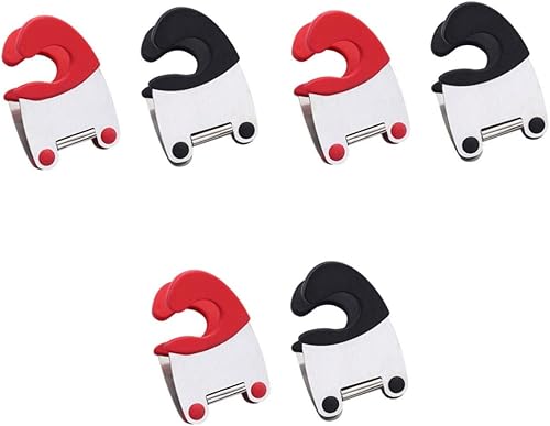 DOITOOL 6 piezas de silicona para cucharas de silicona, herramienta raspadora de silicona, cuchara anti-escaldar, cuchara de acero inoxidable,