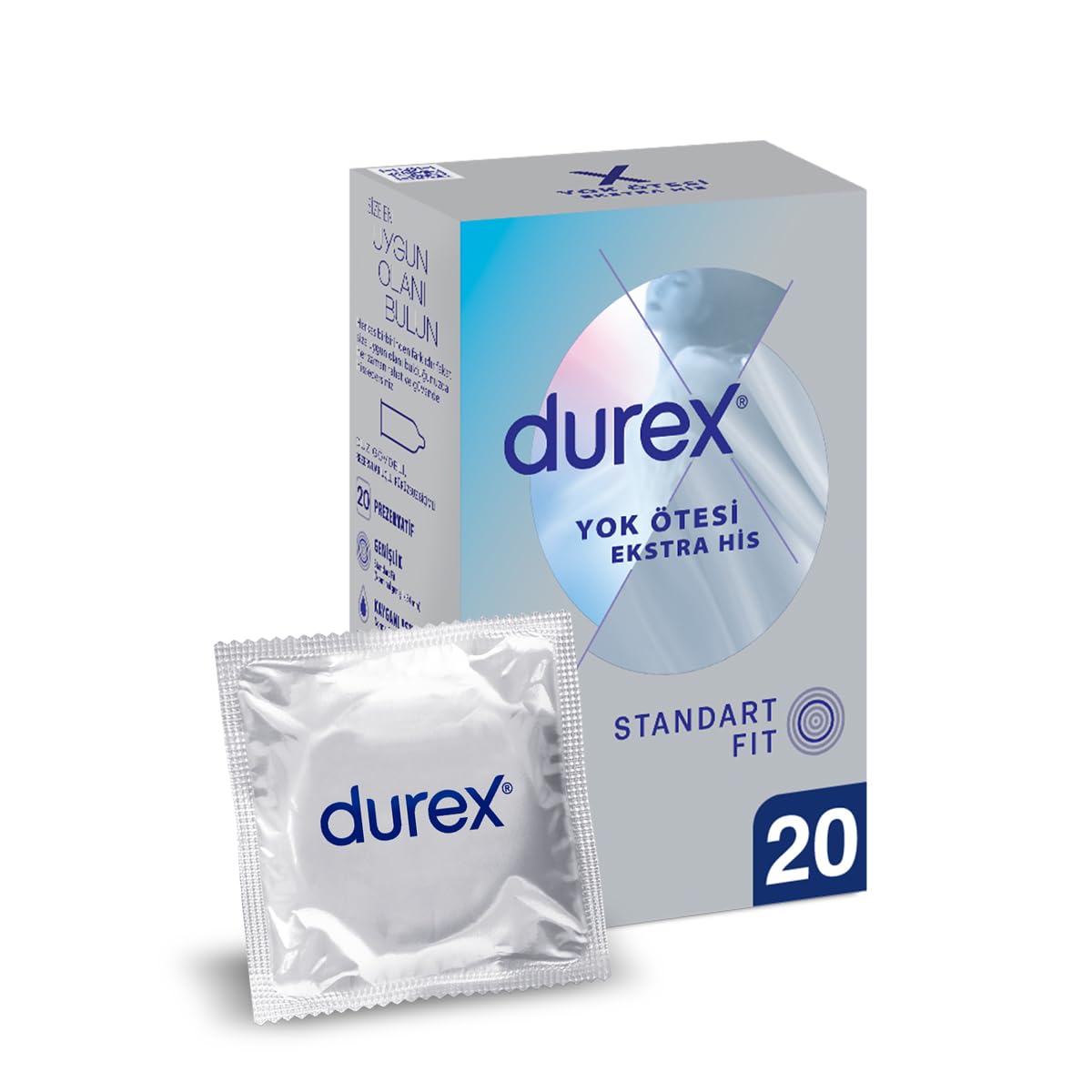 Durex Yok Ötesi Extra His Prezervatif 20'li Paket