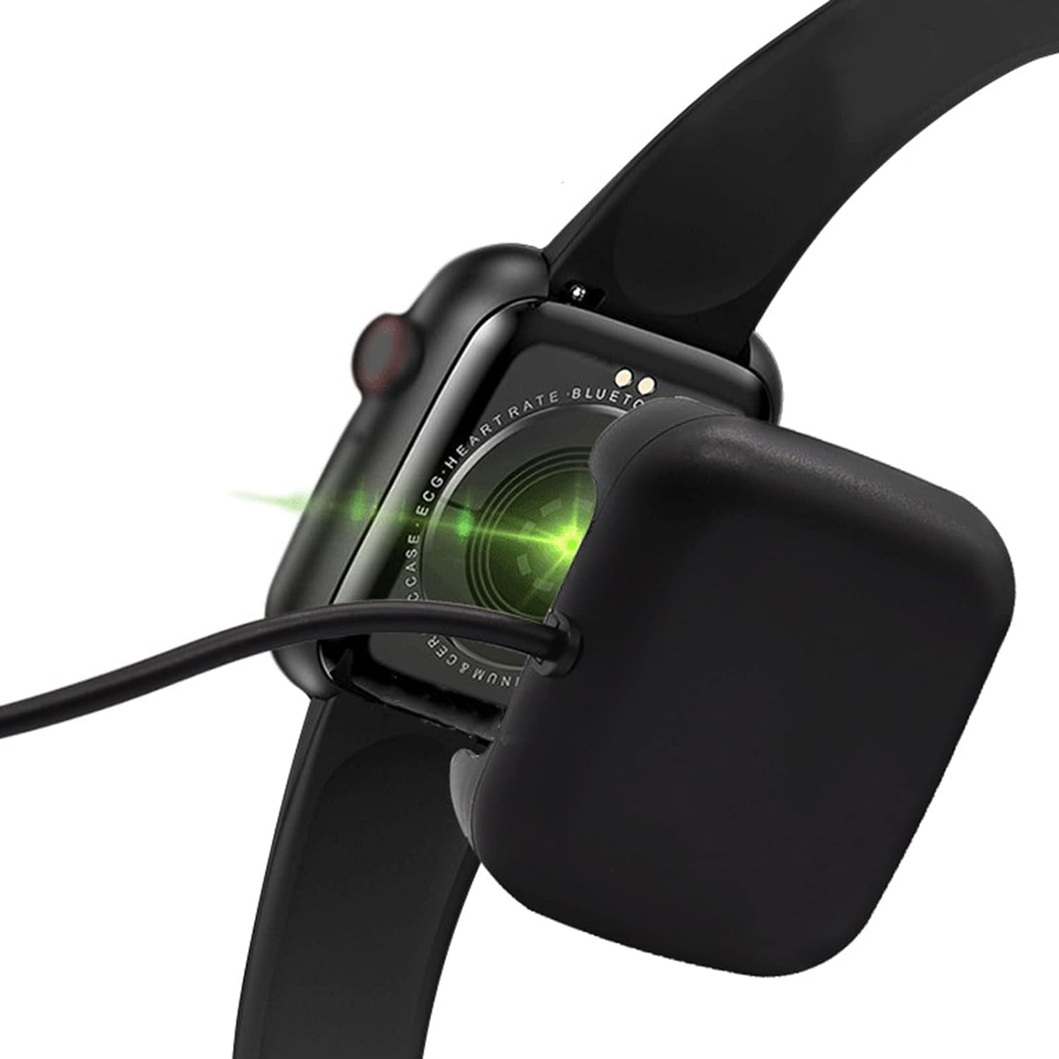 Nero Adattatore di Alimentazione Base Dock Staffa per Smart Watch Portatile USB Cavo di Ricarica Veloce Dock Station di Ricarica per Più Dispositivi Switch Controller Adapter