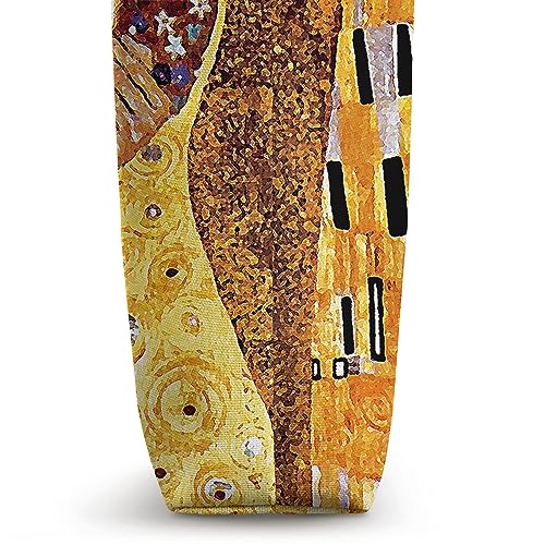 Gustav Klimt The Kiss - Vintage Art Nouveau Tote Bag miniatura 3