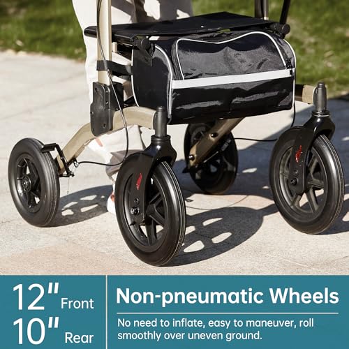 Elenker All-Terrain Upright Rollator Walker thumb #2