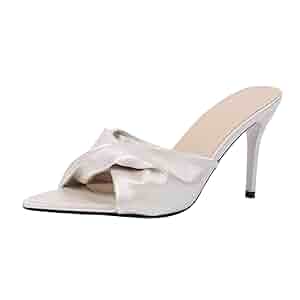 Amazon.com | Women's Silver Twisted Piping Fabric Band