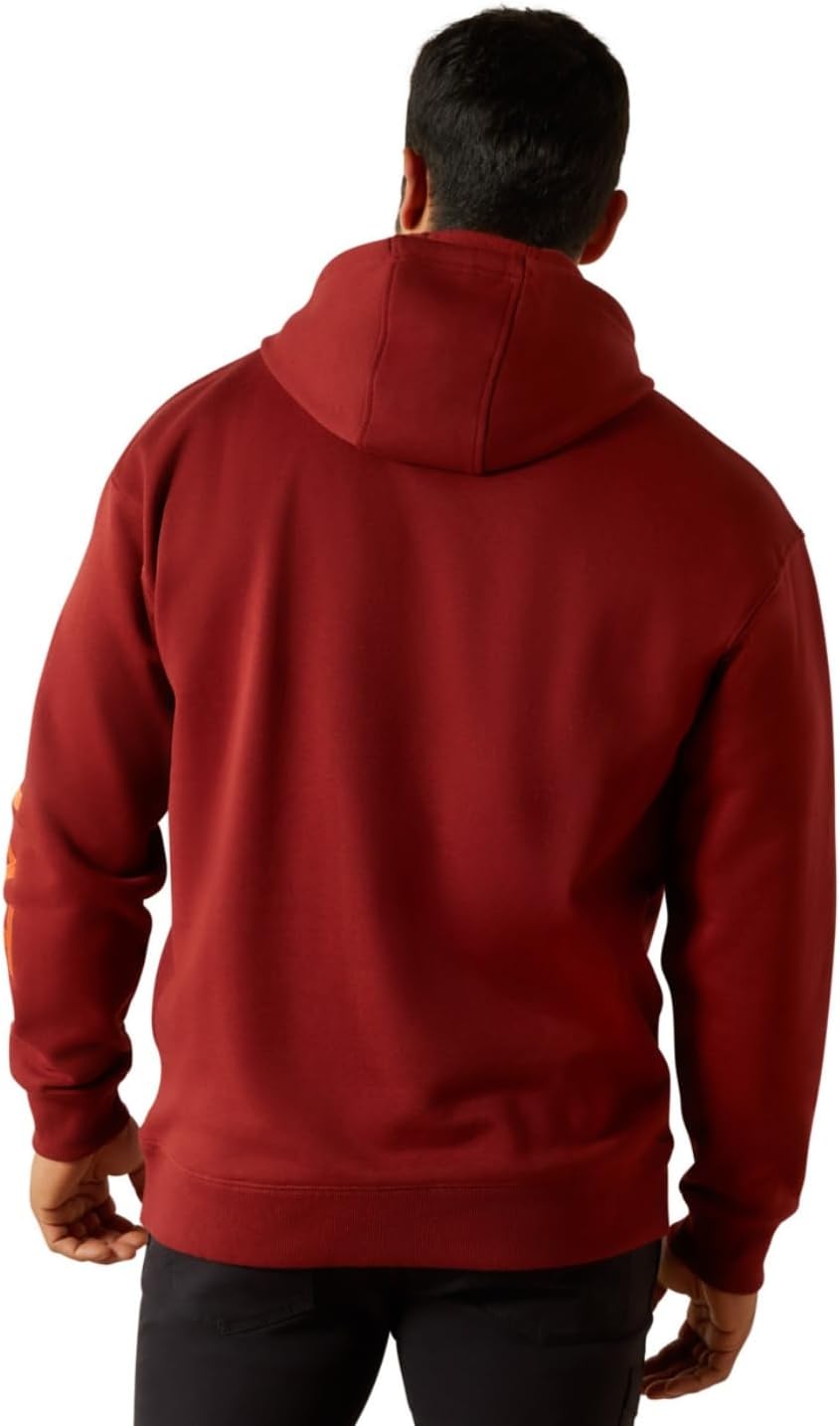 ARIAT mens Rebar Graphic Hoodie - Image 2