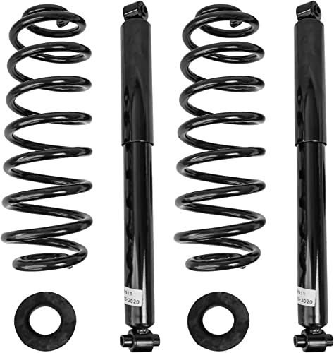 Image of Detroit Axle - Rear Struts Kit for 02-06 Chevrolet Trailblazer EXT GMC Envoy XL 04-05 Envoy XUV 03-06 Isuzu Ascender 2003 2004 2005 Replacement