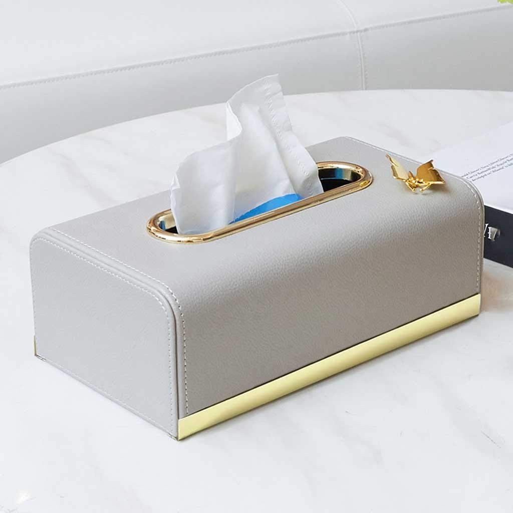 Creative Gold Tissue Box, Cute Vintage Tissue Box Napkin Case