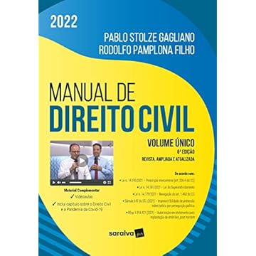 Capa do livro Manual de direito civil - 6ª edição 2022