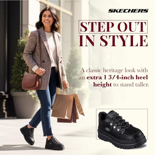 Skechers Schuhe Volumen Damen JAMMERR - Say Goodbye Schwarz, Schwarz, 36 EU – Ansicht 5