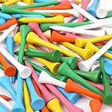 Faswin 200 Pack Wood Golf Tees, 2-1/8 inch