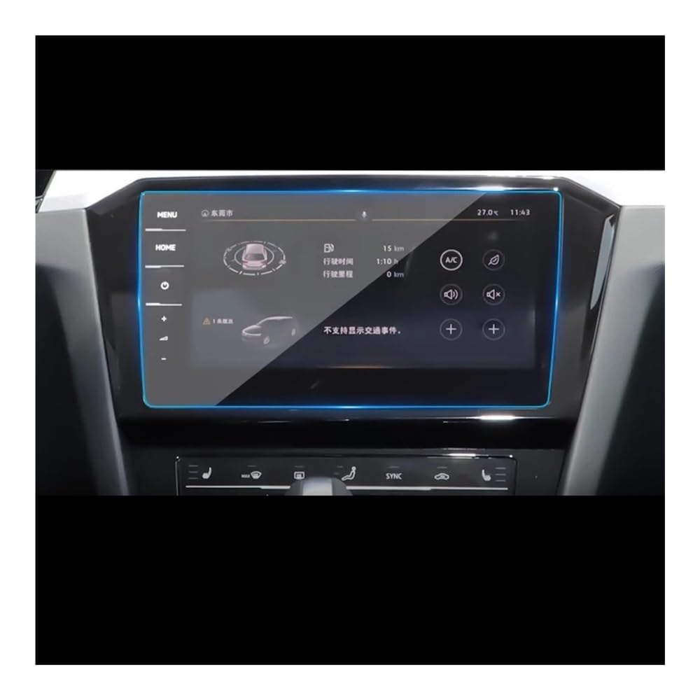 Protection écran Passat B8 verre trempé console centrale radio tableau bord