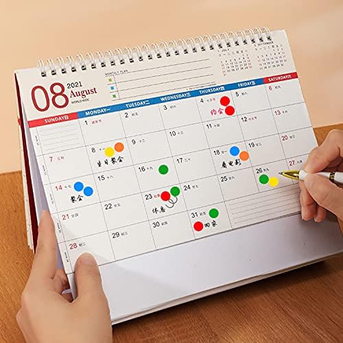 840 Pcs Coloured Dot Stickers, 20mm Coding Sticker Labels, Round Circle Self Adhesive Stickers for Paper Scrapbook Calendar Decorations (35 Sheet)