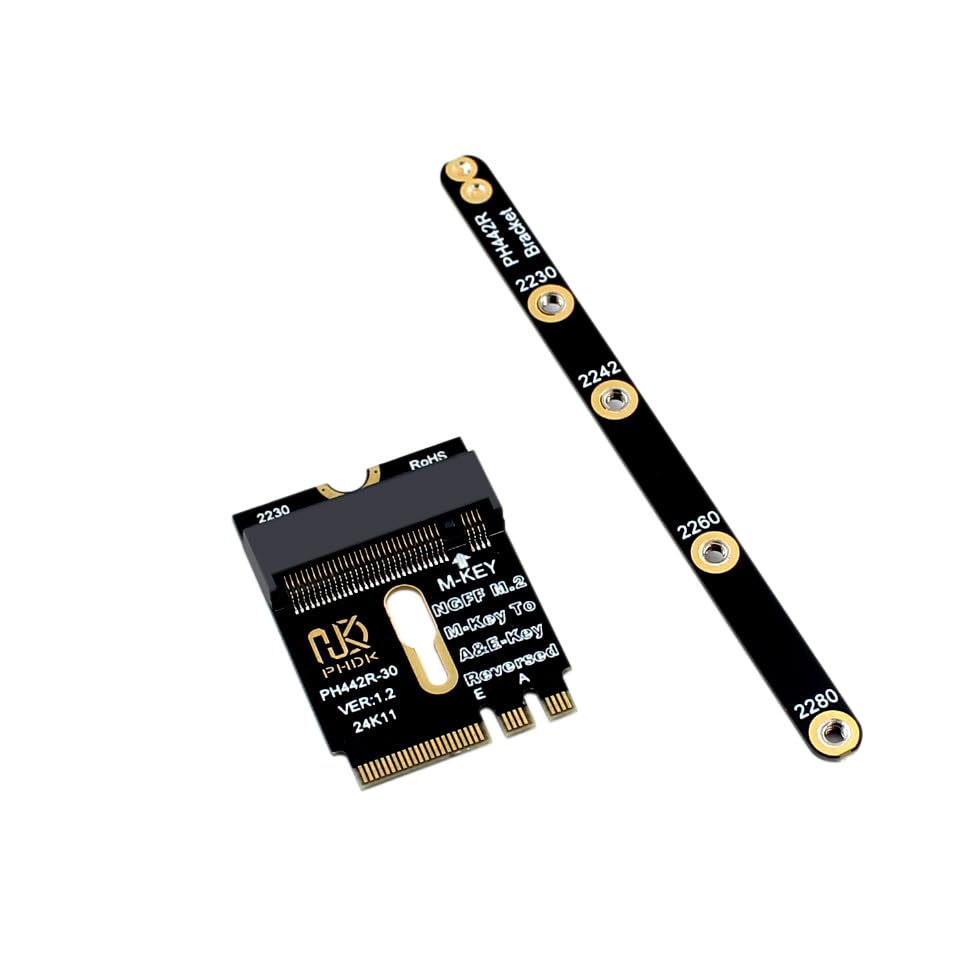 Adaptador M.2 NVMe SSD a Puerto A/E Key Sintech para Tarjetas 2230 y 2242
