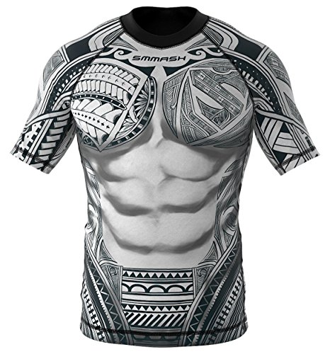 T-shirt compression MMA SMMASH respirant et résistant pour le combat et le kickboxing