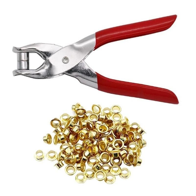 Grommet Rivets Setting Pliers | Eyelet Setting pliers tool | Rivet Snap Fastener | Hand press Tool | For attaching eyelets on Tarps, Tents, Canvas, Bags Shoes, Leather Belt-picture-11