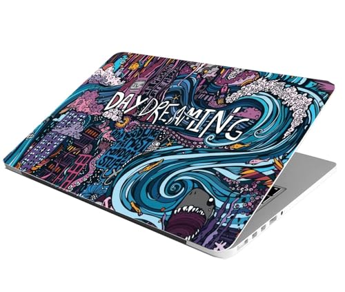 Image of Full Laptop Skin Stickers Bubble-Free Sticker for Laptops Upto 15.6 inch Compatible with Apple /Dell /HP /Lenovo /Sony (Dustproof|Waterproof|Scratchproof|Reusable) Day Dream FL SP1