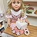 The Queen's Treasures 18 Inch Girl Doll Food Accessories, Bakery Party Set Includes Cookies, Cupcakes, Doughnuts, and a Party Cake, Compatible with American Pastry Bake Shop & Kitchen Furniture