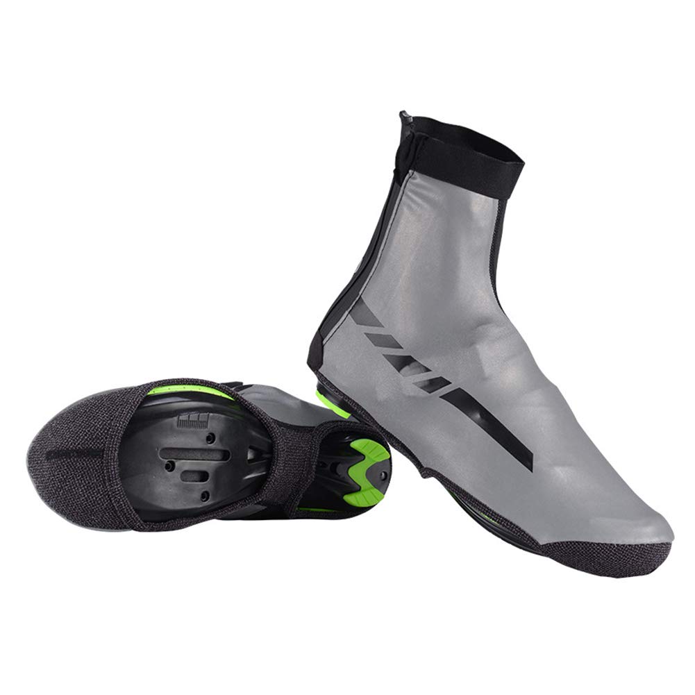 Vélo Couvre-Chaussures de vélo Couvre-Chaussures, Hommes Femmes Route de Montagne Couvre-Chaussures de Cyclisme, Couvre-Chaussures à glissière antidérapant, Protecteur de Bottes de Pluie