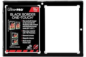 Ultra Pro 35PT 2-Card Black Border UV ONE-TOUCH Magnetic Holder
