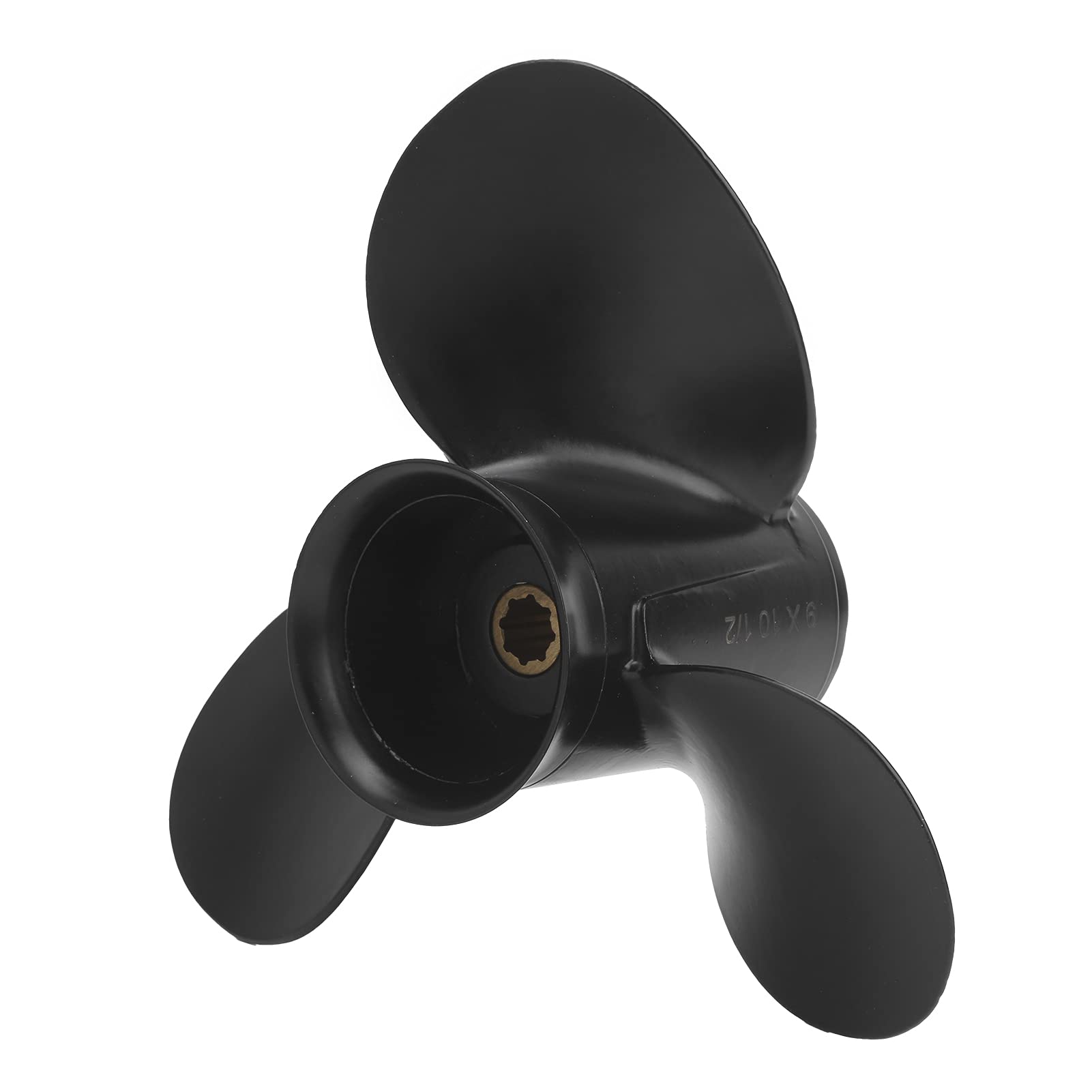 Elice fuoribordo High Th 3 Blade 9x10.5in Sostituzione in lega di alluminio Parti del motore per barca