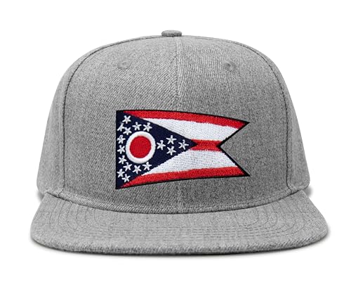 Image of International Tie State Hat for Men and Women, Adjustable Snapback Trucker Baseball Cap with Embroidered Patch