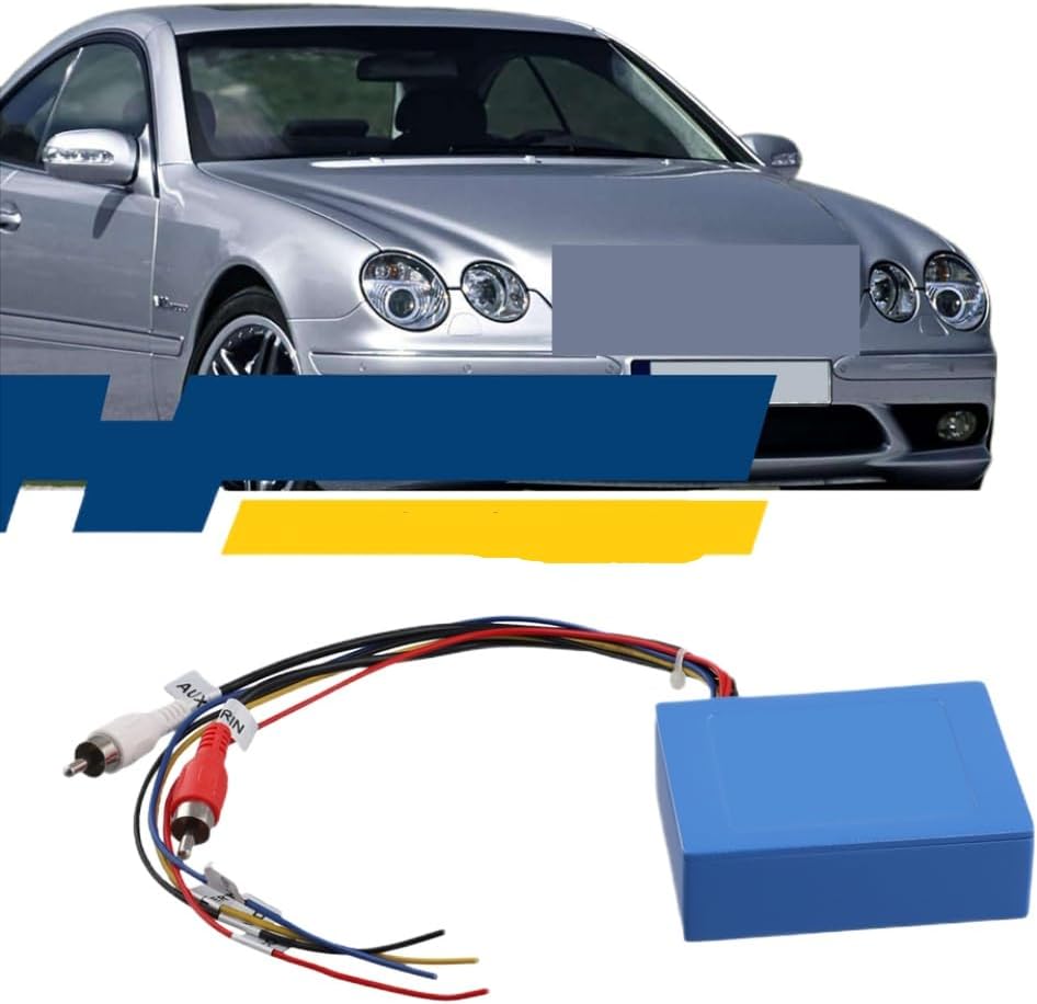 Car D2B Digital Data Fiber Optic Decoder Adapter Compatible with ML S CL SL ECS CLK E Class