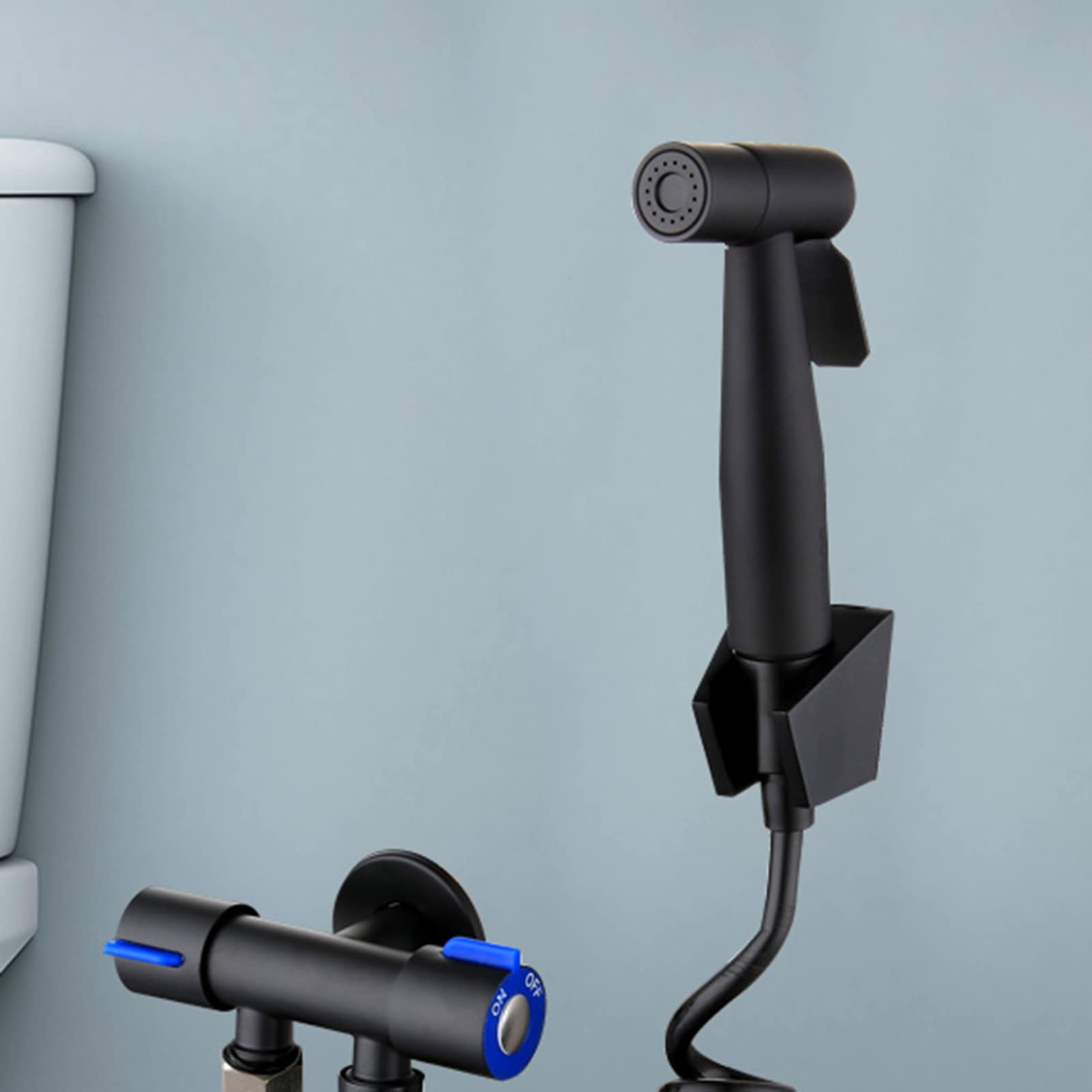 Bateria prysznicowa bidet toaleta bidet spray czarny bidet opryskiwacz głowica czarny opryskiwacz ze stali nierdzewnej oszczędzający wodę prysznic czarna toaleta głowica prysznicowa
