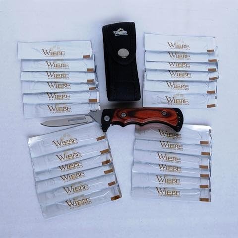 Wiebe Vixen Wicked Sharp Folding Scalpel Knife with 24 Replacement Blades New