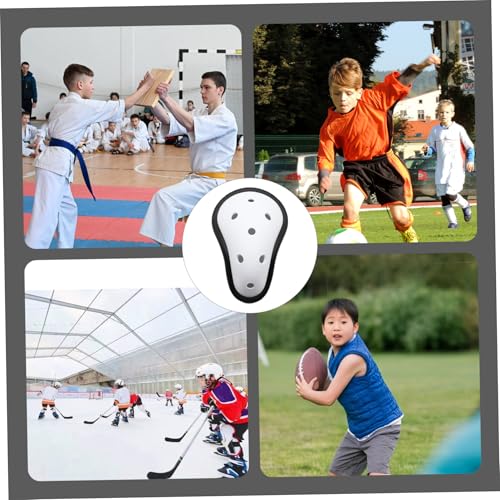 Athletic Cup, 2Pcs 4 x 5 Comfortable Kids Athletic Cup, Baseball Football Sports for Kids Boys, Sports Protector Support Lacrosse, Hockey, Cricket and Boxing2