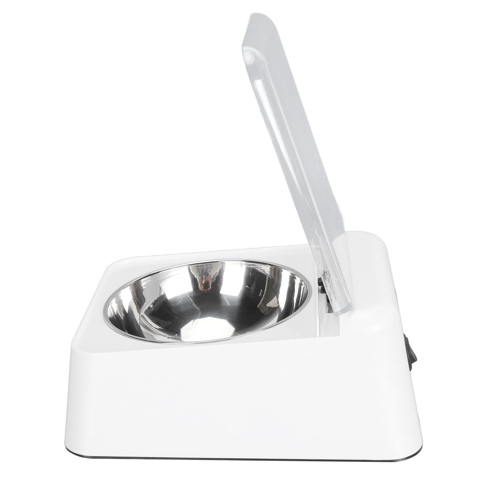 Comedero Inteligente para Mascotas con Sensor Infrarrojo, ABS y Acero Inoxidable, Batería de 2000 MAh, Multifuncional, Fácil de Limpiar para Gatos