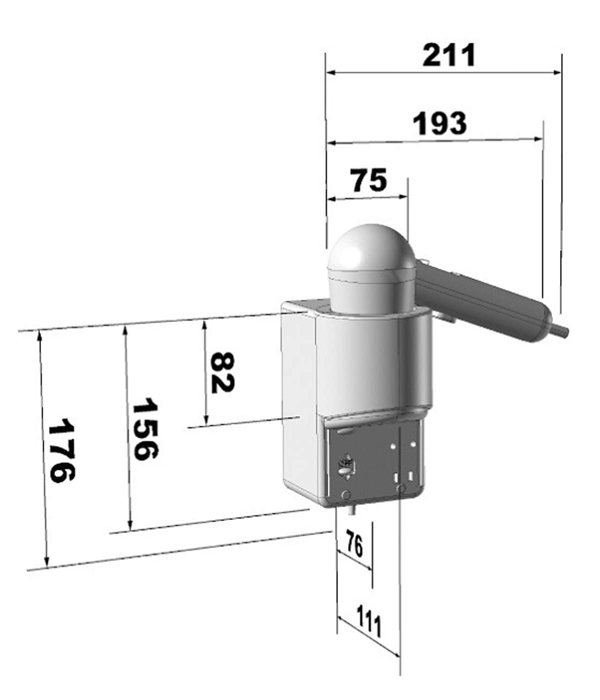 Solis Wandhaartrockner mit Anschluss für Elektrorasierer, Mehrere Temperatur- und Gebläsestufen, 1200 Watt, Comfort Line Plus (Typ 431), Weiß