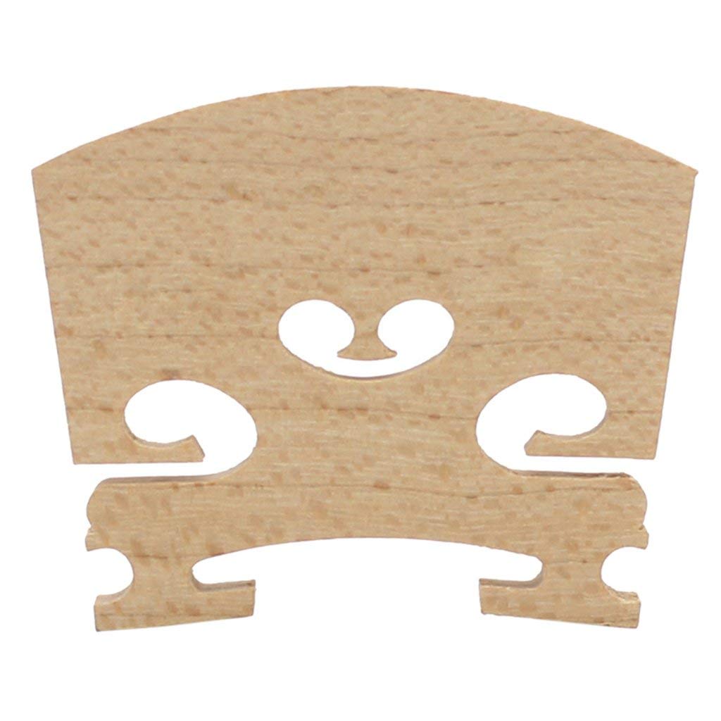Salablez® Portable Maple Violin Bridge 4/4: Finer Grade Solid Maple Violin Bridge, Pre-Cut & Pre-Fitted to Fit Most 4/4 Violins, Crafted by Highly Skilled Experts for Sharper Sound, Volume, - Image 3 thumbnail