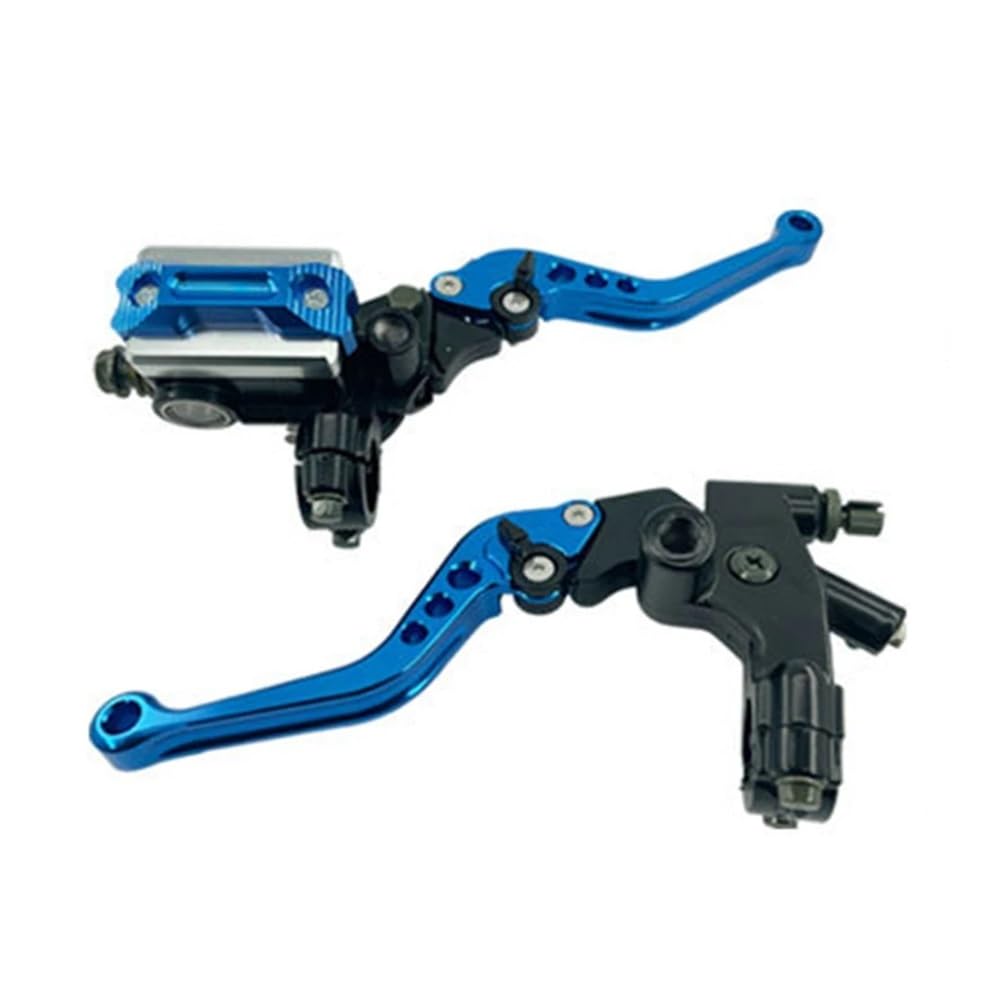 Vghkdfcfh Blue Motorcycle Clutch Lever Motorcycle Hydraulic Brake Lever Clutch Master Cylinder 7/8" 22Mm,Universal Pump Handle For Ho&Nda For Ya&Maha(Blue)