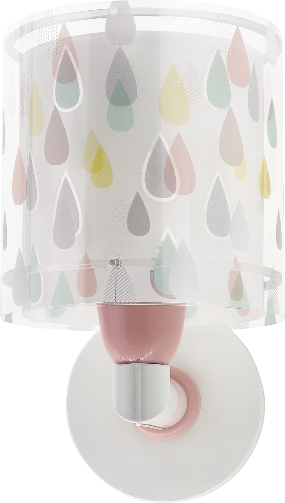 Dalber Lámpara Aplique Infantil Juvenil De Pared Color Rain Gotas Agua Multicolor (41439)