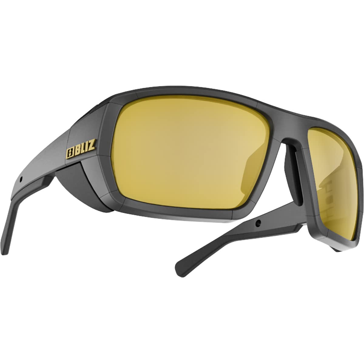 Bliz Peak Sportbrille, Matte Black-POL Brown Gold