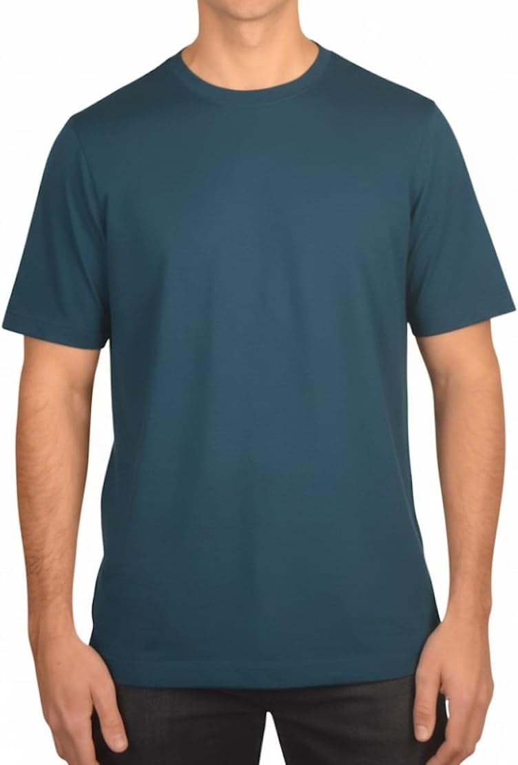 KIRKLAND Signature Men's Short Sleeve Pima Cotton Slub Tee Shirt