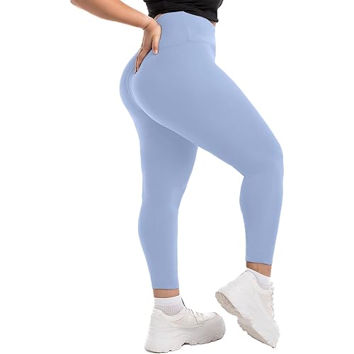 Walifrey High Waist Plus Size Leggings for Women, Buttery Soft Plus Size Leggings
