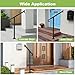 Handrails for Outdoor Steps, 1-2 Step Single Post Handrail, 38