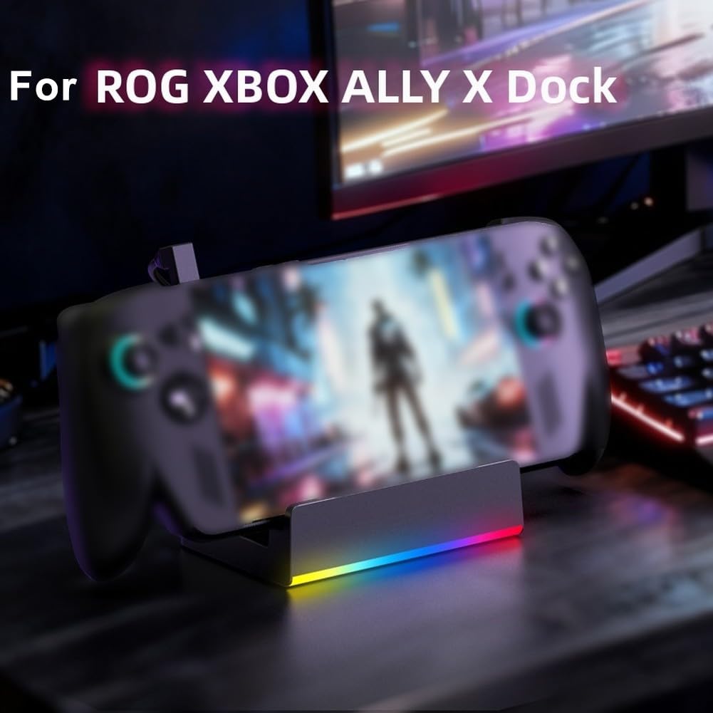 Docking Station ForAlly X Steam Deck, compatibile con forXBOX Console Expansion Dock Hub USB per PC da gioco portatile