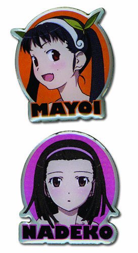 Nisemonogatari Mayoi & Nadeko Pin Set
