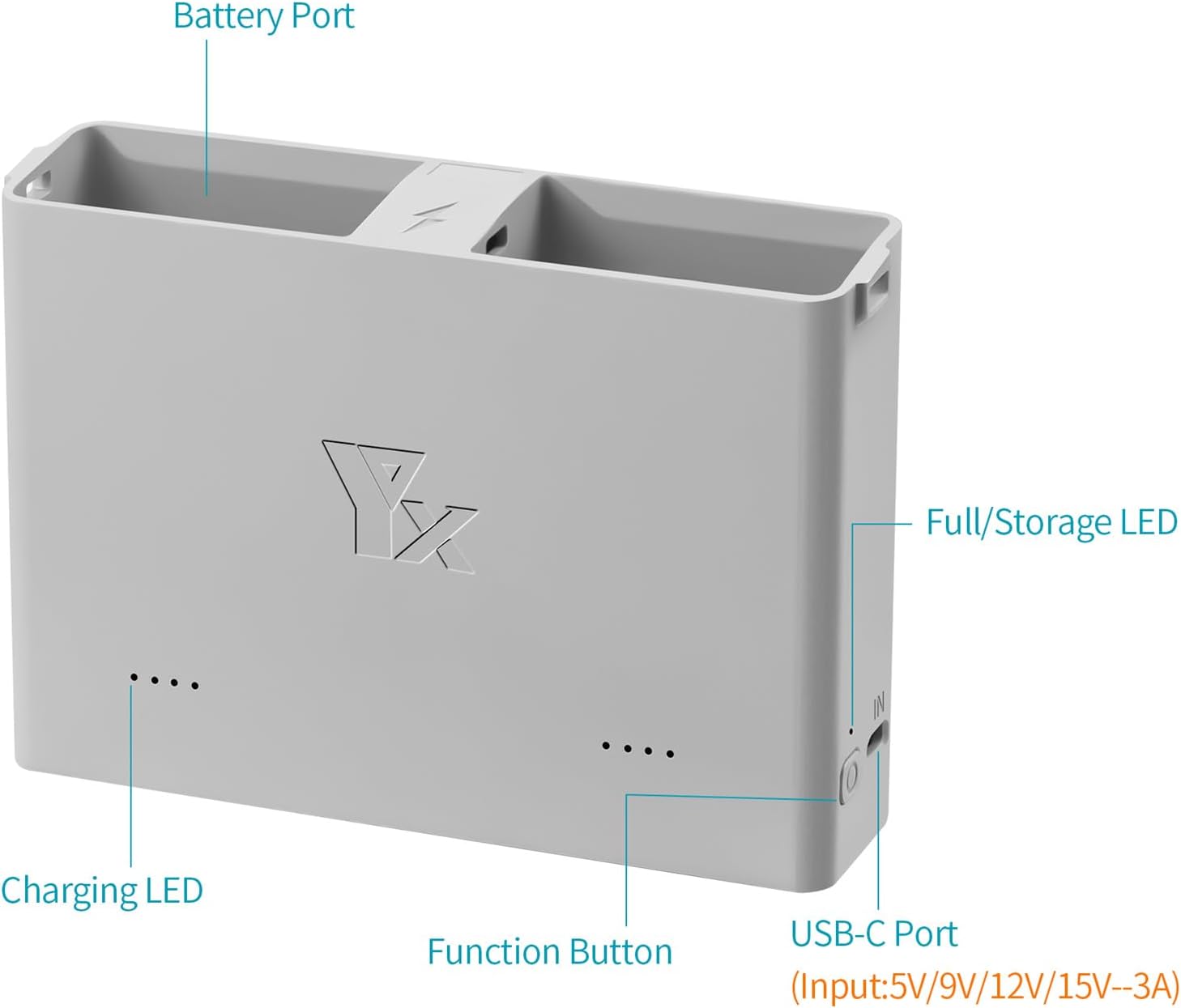 Taoke Two-Way Battery Charging Hub Compatible with DJI Mini 4 Pro/Mini 3/ Mini 3 Pro