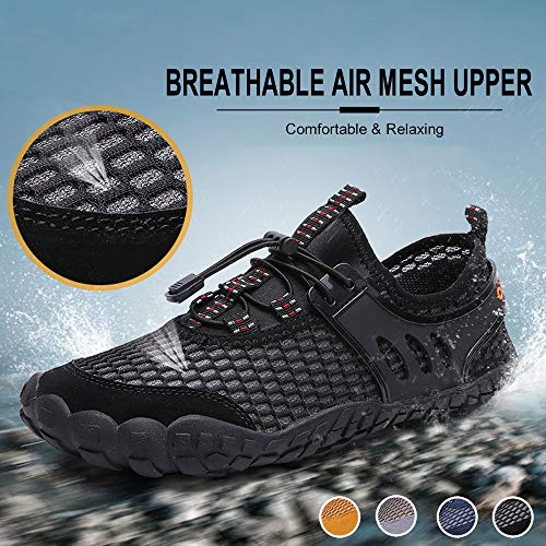 Ajcoflt Sapatos de água unisex respirável leve antiderrapante à prova de desgaste de secagem rápida
