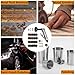 Right Angle Air Die Grinder With 22 pcs 2-inch Roll Lock Sanding Discs,1/4 inch Pneumatic Die Grinder Tool,Mini Angle Grinder Kit For Grinding,Polishing,Deburring