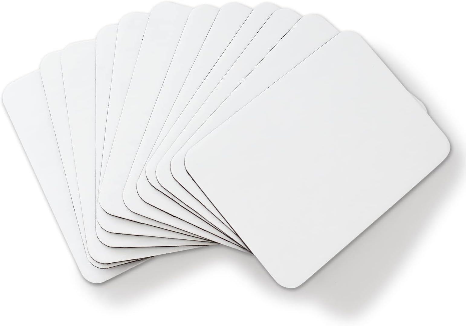 25 pcs Sublimation Blank DIY Customize Fridge Magnets Refrigerator Sticker Sublimation Blank Sublimation Refrigerator Sticker (Rectangle)