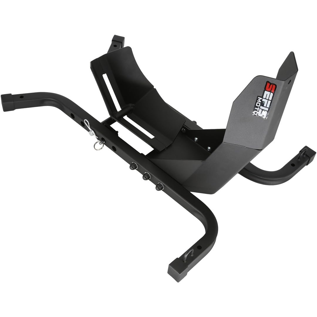 SEFIS C21 Support de transport pour moto - Support de transport pour roue avant de moto - Pour roue avant 12-21" - Pince de roue - Moto (C21)
