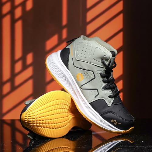 Image of ASIAN Adventure-41 Kids High Top Sports Shoes for Boys & Girls | Lightweight Cushioned Shoes for Running & Play | Breathable Anti-Skid Shoes