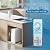Under-Sink Tankless Reverse Osmosis Water Filter, Reverse Osmosis System, 600 GPD Water Filter, 2:1 Pure to Drain/Under Sink RO System/7 Stage Filtration, Smart Faucet Reminder for Home Office