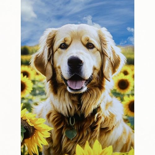 Naipes Póker tamaño estándar con diseño Golden Retriever miniatura 2