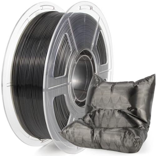 Image of IEMAI Clear TPU Filament 1.75mm, Crystal Transparent Smoke Gray, Strong Layer Adhesion, Flexible & Tough 3D Printer Filament for Elastic Prototypes & Functional Parts, 1kg Spool